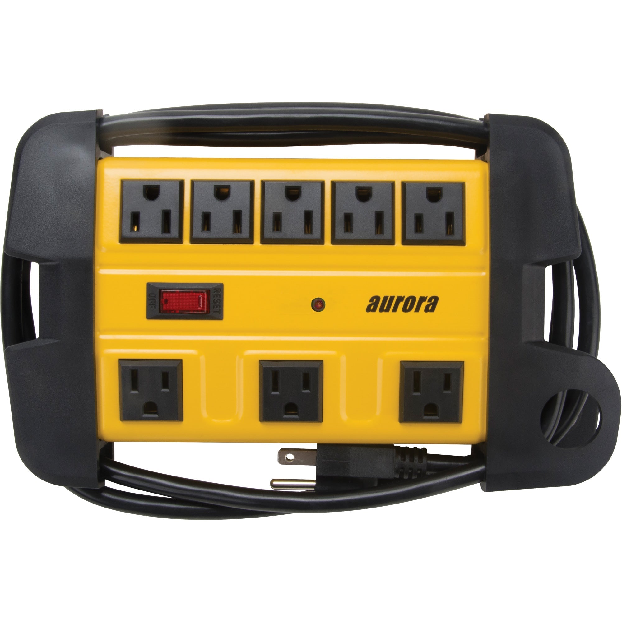 Workshop Surge Protector Power Strip, 8 Outlets, 1350 J, 1875 W, 6' Cord