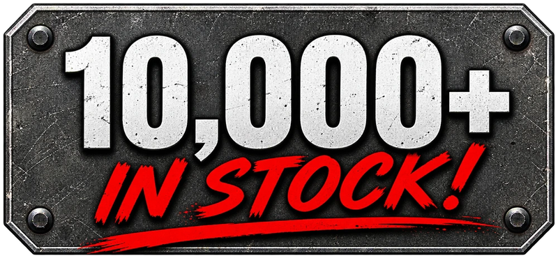 10,000+ parts in stock
