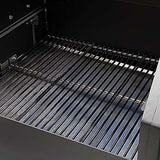 YS480s Black Competition with Stainless Steel Shelves + 2nd Level Slide-Out Cooking Shelf