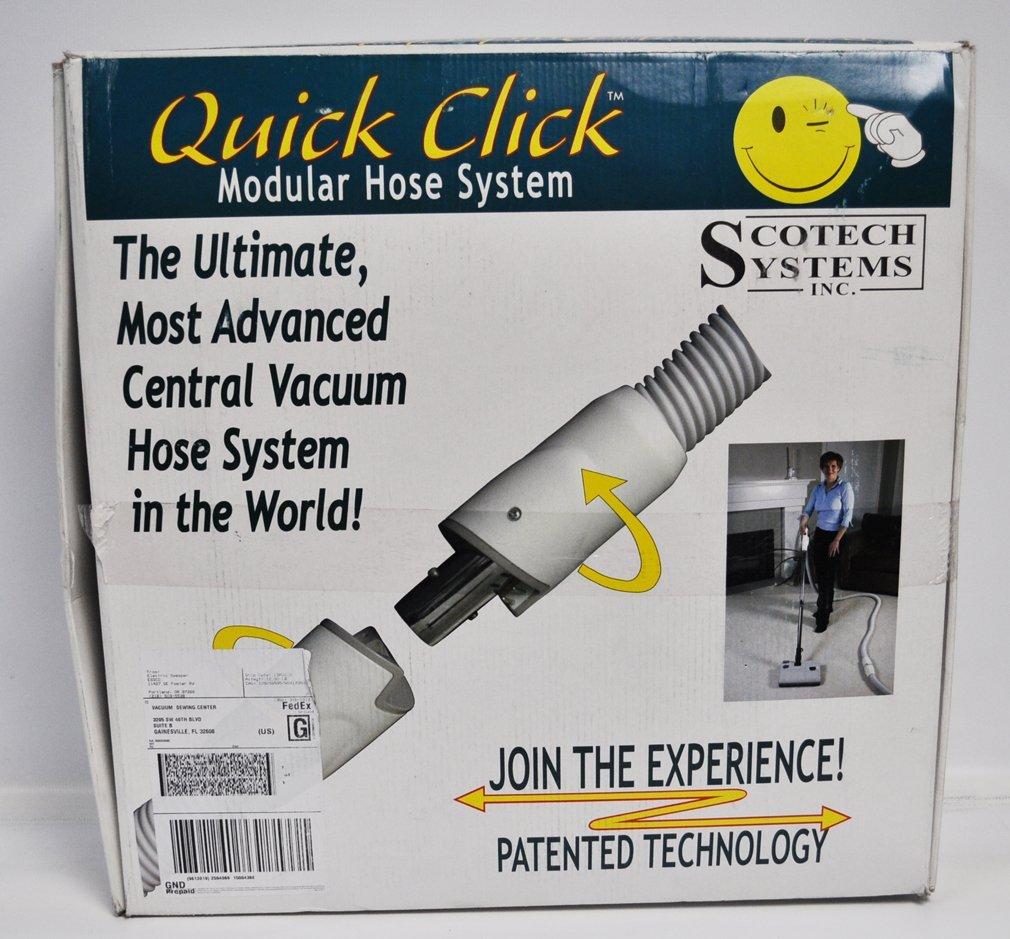 Quick Click Modular Hose System Central Vacuum Hose 30ft, 06-1160-02 - Appliance Genie