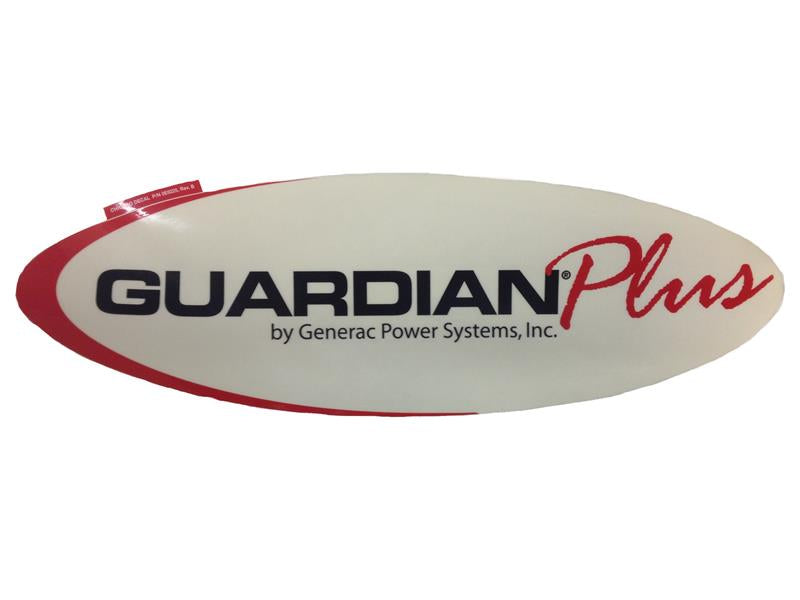 Generac Decal, Door Guardian Plus Part# 0E9225 - XPart Supply