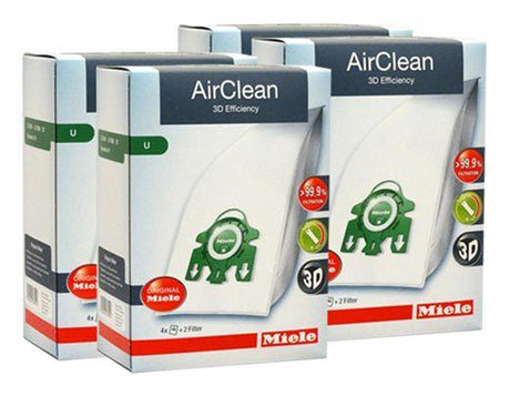 Miele Type U AirClean 3D Efficiency Dustbags Part 10123230 - Appliance Genie