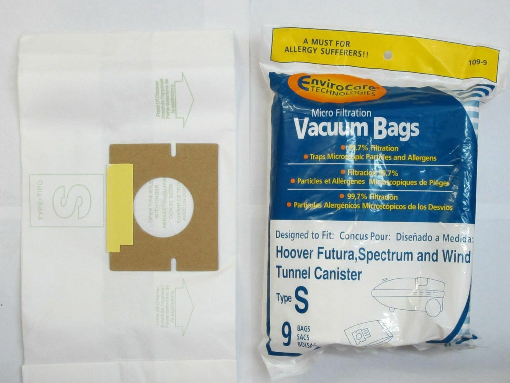 Hoover Type S Canister Micro Paper Bags Part 109, 109SW - Appliance Genie