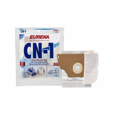 3pk OEM Eureka Type CN-1 Canister Paper Bags GE6851, 6852 Part 61980B-6 - Appliance Genie