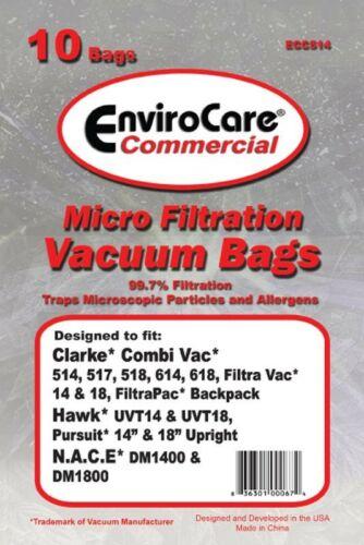 Clark, Combi, Filtra 14 & 18 Commercial Upright Vacuum Bags Part ECC514 - Appliance Genie