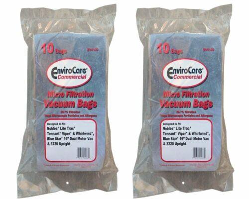 Castex, Nobles, Tennant Nobles Lite Trac Tnt Viper Allergy Vacuum Bags for Backpack 10 Pk Part ECC165 - Appliance Genie
