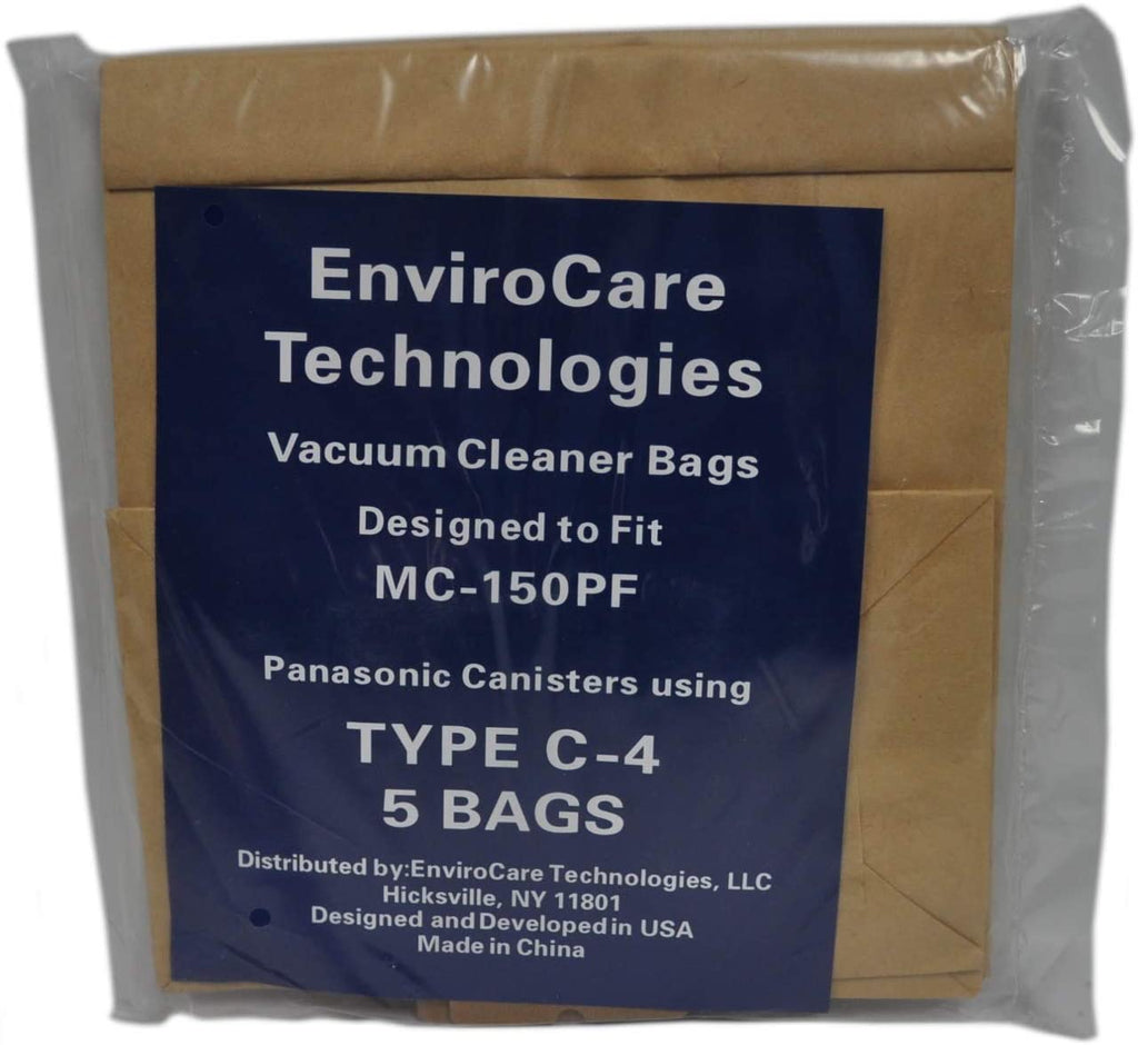 Envirocare Vacuum Bags Designed to Fit Panasonic Type C-4 Canister Vacuum Part 148 - Appliance Genie