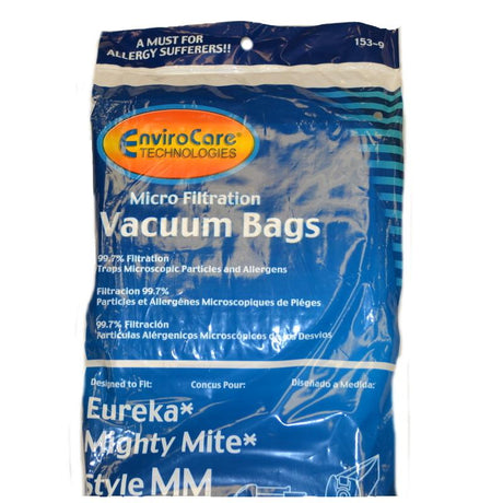 Eureka Type MM Mighty Mite 3 Model, Vacuum Bags 3pk Part 153, 153-9 - XPart Supply