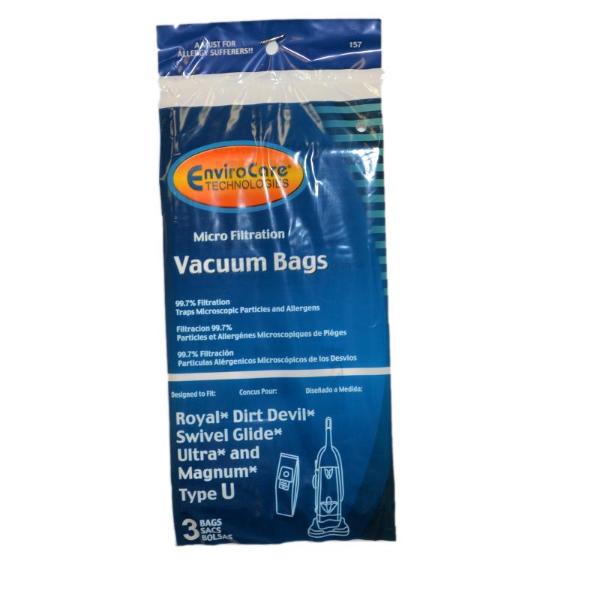 Dirt Devil, Royal Type U Vacuum Bags Part 157 - XPart Supply