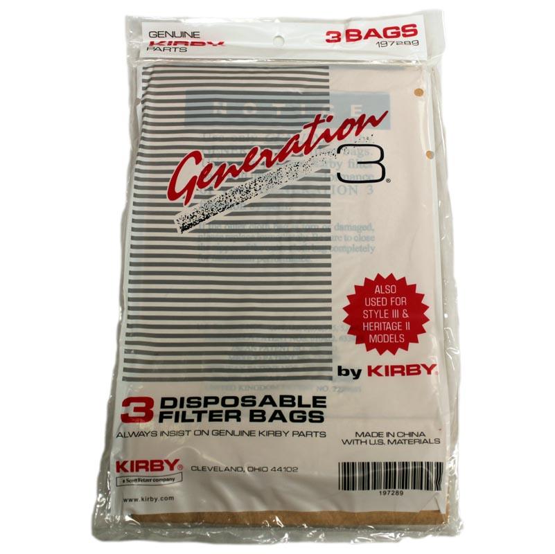 Kirby Vacuum Bags 3PK Part 197294S, 197289S - Appliance Genie