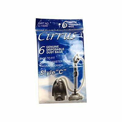 6 Pk Cirrus CR109 Canister Vacuum Cleaner Style C, Paper Bag part ZW03041-42-3 - Appliance Genie