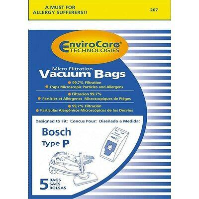 5 Vacuum Bags, BOSCH Type P Canister Vacuum Microfiltration. Part 462586 - Appliance Genie