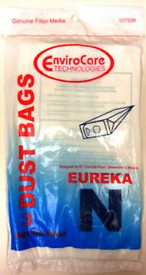 2 PK OF 3 Vacuum Bags, EUREKA Style N-Mighty Mite Allergy 3600 series Part 107SW - Appliance Genie