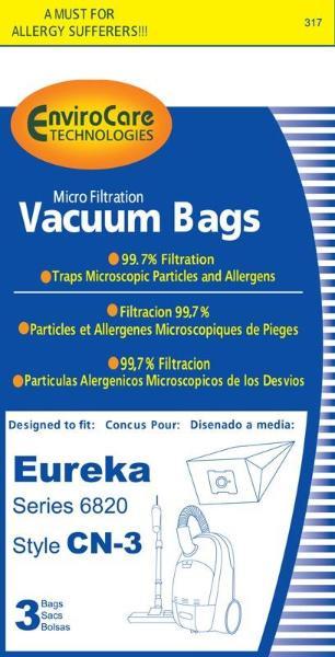 Eureka CN-3 Canister Vacuum Bags 3pk Part 317 - Appliance Genie