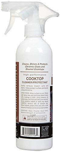 Bayes High-Performence Cooktop Daily Cleaner and Protectant Spray - Cleans, Shines and Protects Ceramic Glass and Enamel Cooktops - 16 Ounce - Appliance Genie