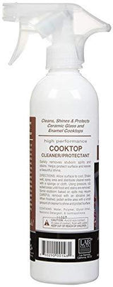 Bayes High-Performence Cooktop Daily Cleaner and Protectant Spray - Cleans, Shines and Protects Ceramic Glass and Enamel Cooktops - 16 Ounce - Appliance Genie
