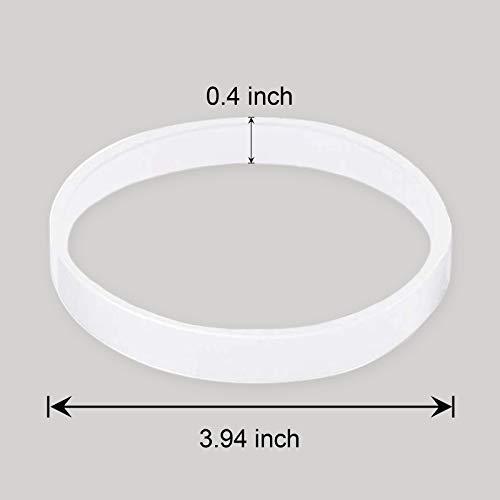 5 Pack Rubber Gaskets Replacement Seal White O-Ring for Nutri Ninja Blender Replacement For Ninja Auto-iQ Pro Extractor CT680 BL456 BL480 BL681A BL682 BL640 (3.94 inch Gaskets) - XPart Supply