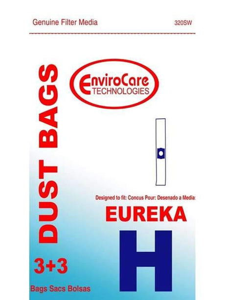 Eureka Style H Vacuum Cleaner Bags Replaces 52323B-6 Part 320SW - Appliance Genie