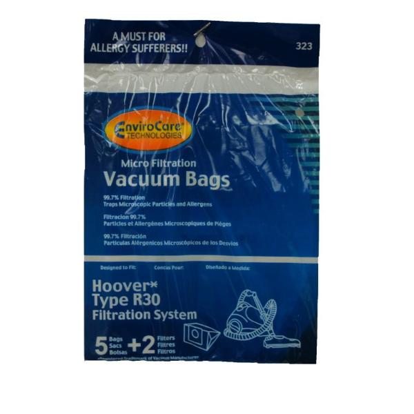Hoover Type R30 Plus Canister Vacuum Bags, 5Pk, Part 323 - Appliance Genie