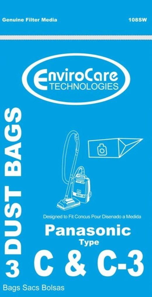 Panasonic Type C-3 Vacuum Paper Bags for Canister MC771 Part 108SW - Appliance Genie