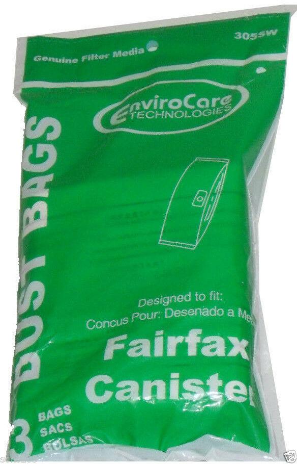 3 Vacuum Bags, Fairfax S1 & TrendVac Canister SCPD7. Part 305SW - XPart Supply