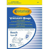 5 Vacuum Bags, BOSCH Type P Canister Vacuum Microfiltration. Part 462586 - Appliance Genie