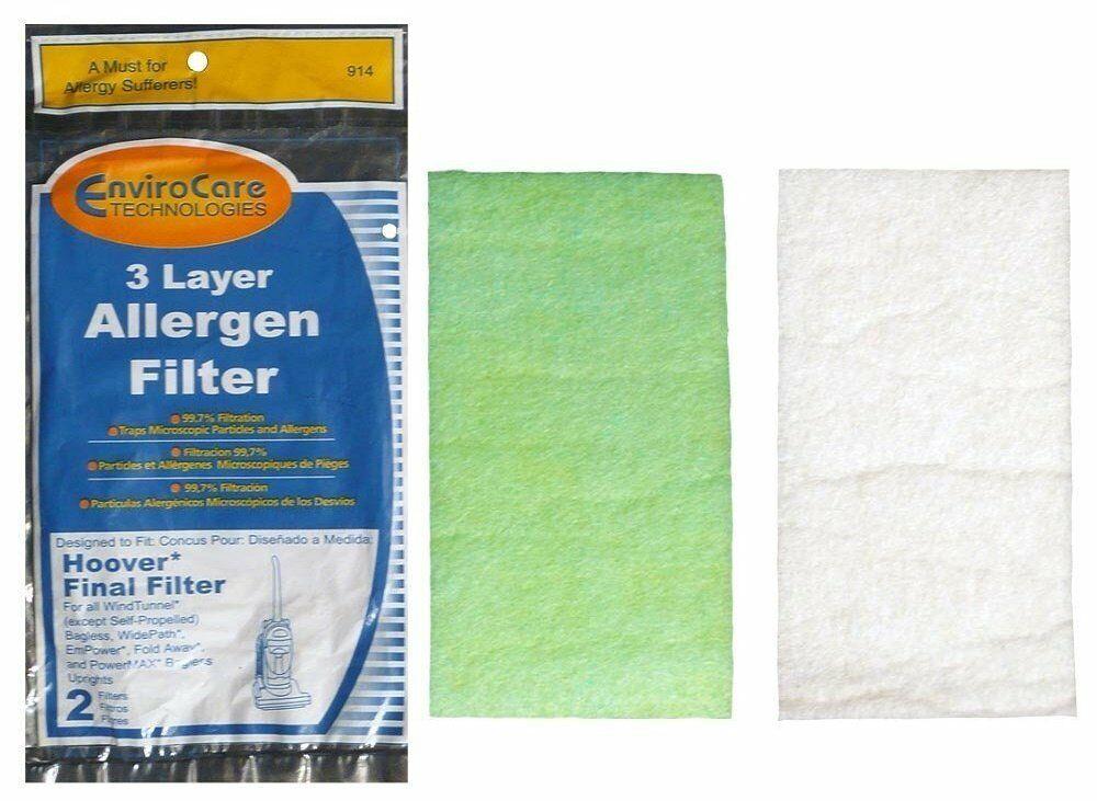 Hoover Vacuum WindTunnel Non Self Propelled Final Filters, 2 pk, Part F914, 914 - XPart Supply