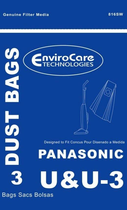 3pk, Panasonic U-3 Upright Paper Bags Part 816SW - Appliance Genie