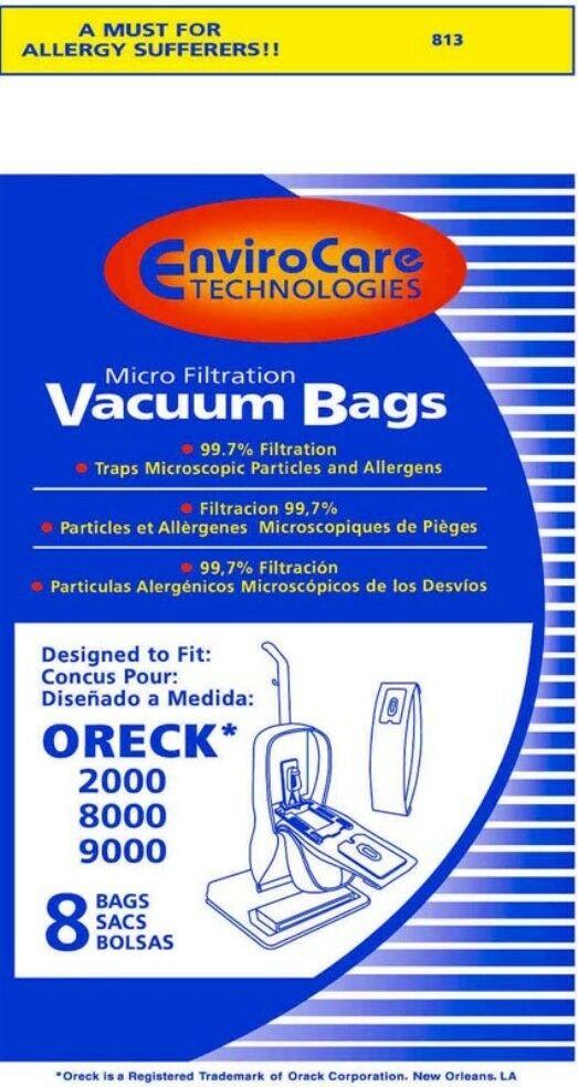 Oreck Vacuum Paper Bags, Oreck XL Upright Microlined 8Pk Generic Part 813 - XPart Supply
