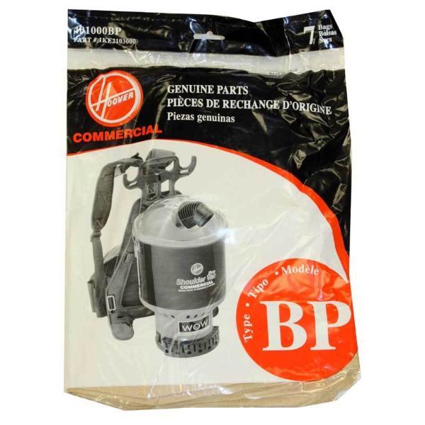 Hoover C2401 Backpack Vacuum Paper Bags 7pk Part 401000BP, 1KE2103000 - Appliance Genie