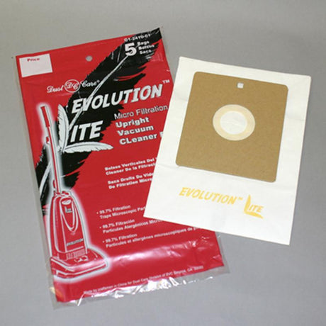 Evolution Lite Dcc-658 Paper Bags, Evolution/Cirrus Lite 658 Micro 5 Pk Upright, Part 01-2410-01 - Appliance Genie