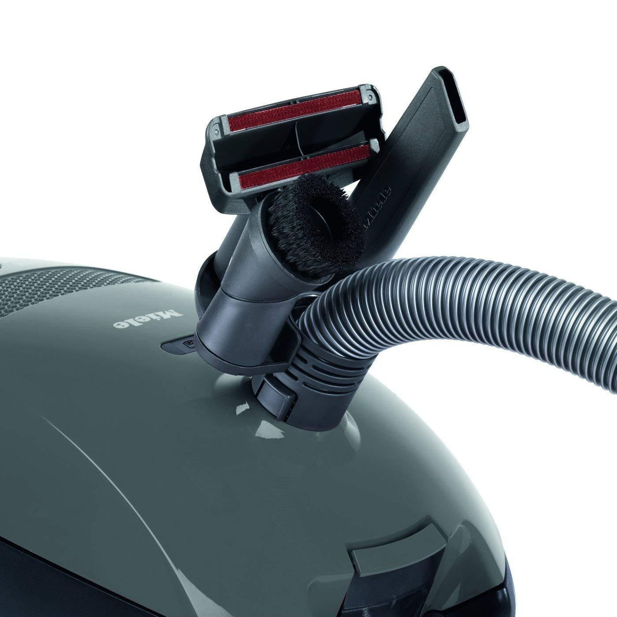 Miele Classic C1 Pure Suction Canister Vacuum Cleaner, PowerLine - Graphite grey, SKU 41BAN045USA - Appliance Genie