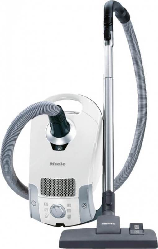 Miele Compact C1 Pure Suction PowerLine, Lotus white Canister Vacuum Cleaner SKU 41CAE035USA - Appliance Genie