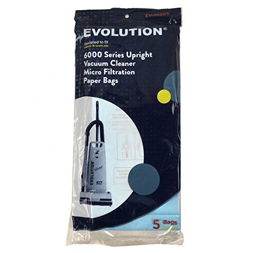 Evolution Bernina Type U Upright 6000 Series Vacuum Micro Paper Bags 5 PK Part E845, 01-2405-01 - Appliance Genie