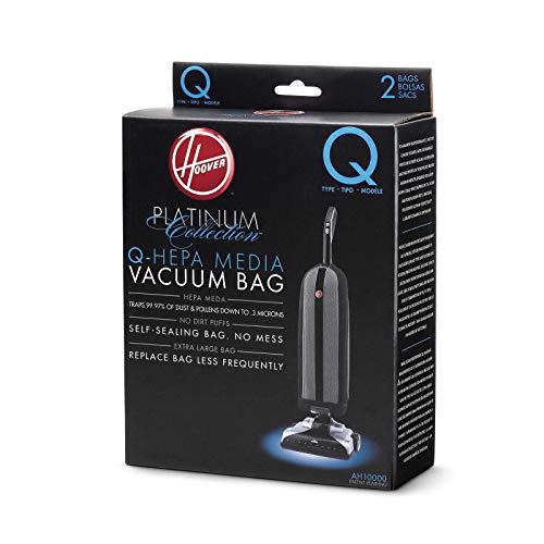 Hoover Platinum UH30010COM Type Q HEPA Filter Vacuum Cleaner Bags, 2/pk, Part AH10000 - Appliance Genie