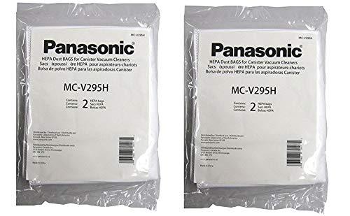 Panasonic MC-V295H Type C-19 Canister HEPA Vacuum Bag, Pack of 4 - Appliance Genie