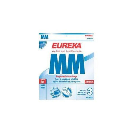 EUREKA 60295C6 Style MM Disposable Dust Bags w/Allergen Filtration for SC3683A/B, 3/PK, 6PK/CT - Appliance Genie