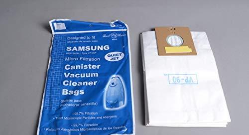 Samsung 9000 Series Canister Vacuum Micro Filter Paper Bags 5 Pk Part 94-2425-01 - Appliance Genie