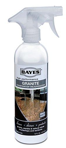 Bayes Premium Eco-Friendly Granite Countertop Cleaner and Rejuvenator Spray, 16-Ounce - Appliance Genie