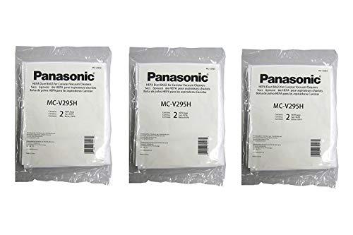 Genuine Panasonic Mc-v295h Type C-19 Synthetic Hepa Vacuum Cleaner Bags / 6 Individual Bags - Genuine Oem Mc-v295h - Appliance Genie