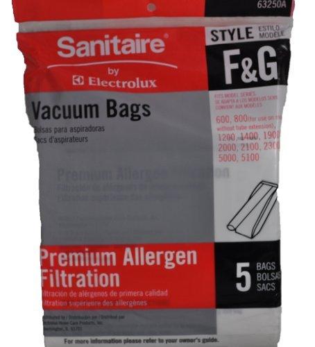 Sanitaire Style F & G Premium Allergen Filtration Vacuum Bags, 5 Per Pack - Appliance Genie
