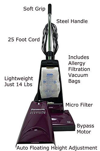 Panasonic Upright Vacuum Cleaner MC-UG581 Pet Edition Great For Homes With Dogs, Cat & Other Pets. Panasonic Top Rated Vacuum Cleaner With Micro Vacuum Attachment Kit & Attachments For Pet Hair & Fur. - Appliance Genie