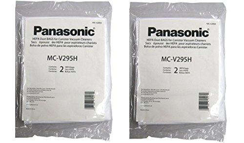 Panasonic MC-V295H Type C-19 Canister HEPA Vacuum Bag, Pack of 4 - Appliance Genie