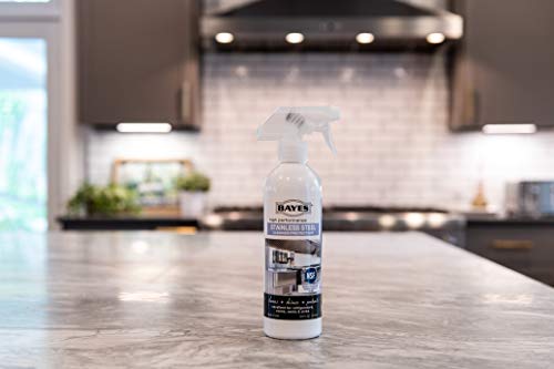 Bayes High-Performance Stainless Steel Cleaner & Protectant - NSF Certified - Cleans, Shines & Protects Indoor & Outdoor Stainless Steel Surfaces - 16 oz - XPart Supply