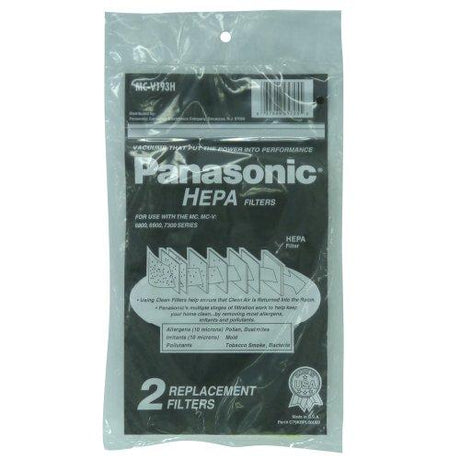 Panasonic Hepa Type V6800/ V6900/V7300 Series Filter (Pack of 2) - Appliance Genie