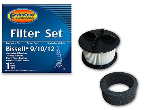 9/10/12 Vacuum Filter Pleated Micro Inner Filter and Outer Foam Filter Generic Part F955, 955 - XPart Supply