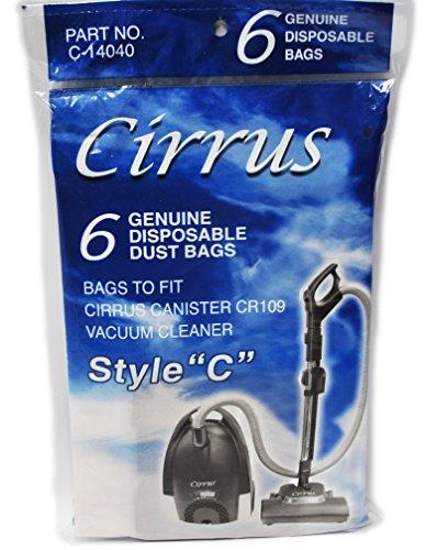 Cirrus C Style Cloth Canister Vacuum Bags CR109 - Appliance Genie