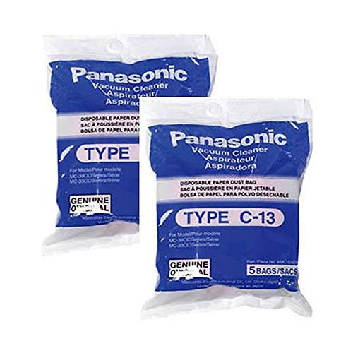 Panasonic Type C13 Model 3900 Vacuum Bags 5pk Part AMC-S5EP, AMCS5EP - Appliance Genie