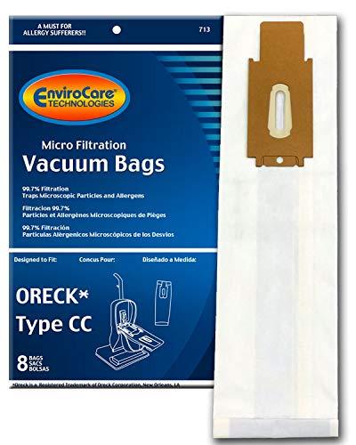 Oreck Vacuum Bags 8pk for Oreck Type CC Xl, XL7, XL21, Series Uprights, CCPK8DW, CCPK8, PK80009DW, PK80009 Generic Part 713 - Appliance Genie