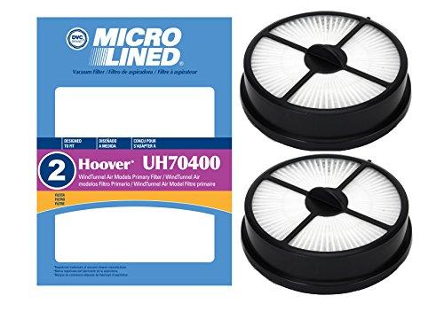 DVC Micro-Lined (2) Hoover 303902001 Exhaust HEPA Filters for WindTunnel Air Bagless UH70400 - Appliance Genie